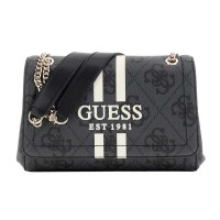 чанта,всички,чанти,guess,noelle,ii,cnvrtble,flap,bag,refurbished,grey,(coal,logo)