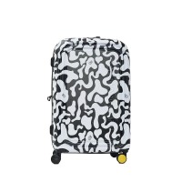 куфари,mandarina,duck,logoduck+,moire,ujv32,trolley,bag,white,(moire)