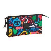 ученически,принадлежности,safta,graffiti,colors,22x12x3,cm,triple,pencil,case,multicolor,(multicolor)