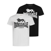 тениска,мъжки,тениски,дамски,тениски,lonsdale,kelso,short,sleeve,t,shirt,2,units,white,black,(black,white)