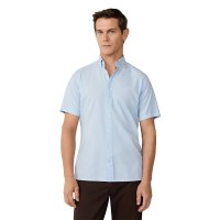 риза,с,къс,ръкав,дамски,ризи,мъжки,ризи,hackett,hm3010641,short,sleeve,shirt,blue,(oxford,blue)