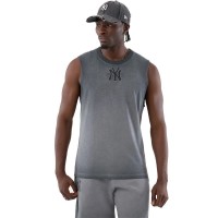 тениска,мъжки,тениски,дамски,тениски,new,era,mlb,washed,logo,new,york,yankees,sleeveless,t,shirt,grey,(black)