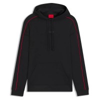 суичър,мъжки,пуловери,hugo,palo,10277510,hoodie,black,(black)