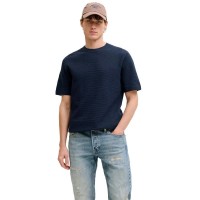 тениска,мъжки,тениски,дамски,тениски,jack,&,jones,riley,knit,crew,short,sleeve,t,shirt,blue,(sky,captain)