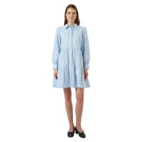 рокля,дамски,поли,и,рокли,yas,zimia,long,sleeve,short,dress,blue,(skyway)