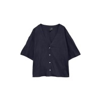 дамски,блузи,vero,moda,rosie,2,4,v,neck,short,sleeve,blouse,blue,(sky,captain)