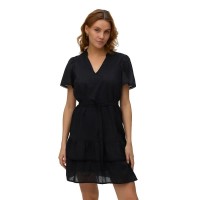 рокля,дамски,поли,и,рокли,vero,moda,trine,short,sleeve,short,dress,black,(black)