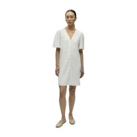 рокля,дамски,поли,и,рокли,object,laila,2,4,re,v,neck,short,sleeve,short,dress,white,(cloud,dancer)