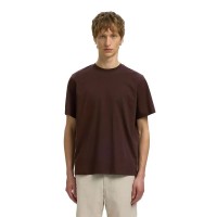 тениска,мъжки,тениски,дамски,тениски,selected,aspen,o,neck,short,sleeve,t,shirt,brown,(delicioso)