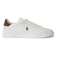 маратонки,мъжки,маратонки,дамски,маратонки,ralph,lauren,ftw,heritage,court,ii,trainers,white,(deckwash,white,chocolate,brown)