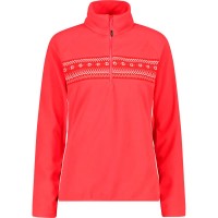 блуза,дамски,блузи,cmp,34j3956,half,zip,sweatshirt,red,(coral)