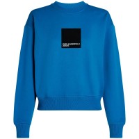 блуза,дамски,блузи,karl,lagerfeld,jeans,a1w20006,regular,box,logo,sweatshirt,blue,(klj,blue)