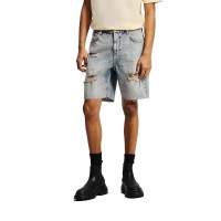 дънки,мъжки,панталони,дамски,панталони,karl,lagerfeld,jeans,a2m10128,relaxed,fit,denim,shorts,blue,(acid,light,blue,destructe)