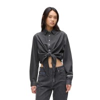 риза,с,дълъг,ръкав,дамски,ризи,мъжки,ризи,karl,lagerfeld,jeans,a4w11001,long,sleeve,shirt,black,(washed,black)