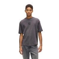 тениска,мъжки,тениски,дамски,тениски,karl,lagerfeld,jeans,b1m17082,waffle,short,sleeve,t,shirt,grey,(magnet)