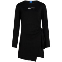 рокля,дамски,поли,и,рокли,karl,lagerfeld,jeans,b1w13044,milano,long,sleeve,short,dress,black,(black)