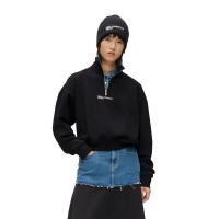 блуза,дамски,блузи,karl,lagerfeld,jeans,b1w20069,half,zip,sweatshirt,black,(black)