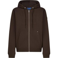 блуза,мъжки,пуловери,karl,lagerfeld,jeans,patch,regular,fit,full,zip,sweatshirt,brown,(chocolate,torte)