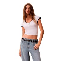 тениска,мъжки,тениски,дамски,тениски,calvin,klein,jeans,lv047g220g,short,sleeve,t,shirt,white,(bright,white)