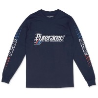 тениска,мъжки,тениски,дамски,тениски,pure,racer,racer,line,long,sleeve,t,shirt,blue,(blue)
