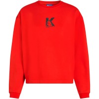 блуза,дамски,блузи,karl,lagerfeld,jeans,b3w20044,sweatshirt,red,(high,risk,red)