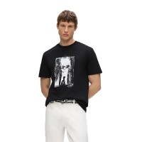 тениска,мъжки,тениски,дамски,тениски,karl,lagerfeld,jeans,kameo,short,sleeve,t,shirt,black,(black)
