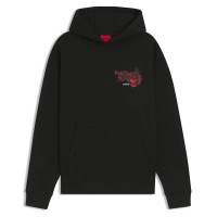 суичър,мъжки,пуловери,hugo,daget,10271445,hoodie,black,(black)