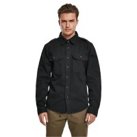 риза,с,дълъг,ръкав,дамски,ризи,мъжки,ризи,build,your,brand,vintage,long,sleeve,shirt,black,(black)