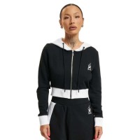 блуза,дамски,блузи,dangerous,dngrs,obscure,full,zip,sweatshirt,black,(black,white)