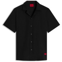 риза,с,къс,ръкав,дамски,ризи,мъжки,ризи,hugo,ellino,10278383,short,sleeve,shirt,black,(black)
