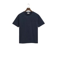 тениска,мъжки,тениски,дамски,тениски,gant,regular,tonal,shield,short,sleeve,t,shirt,blue,(evening,blue)