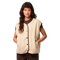 елек,дамски,жилетки,pieces,katty,teddy,vest,beige,(birch,hot,fudge,piping)