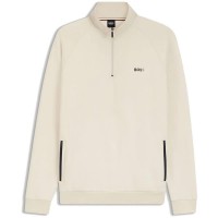 блуза,мъжки,пуловери,boss,sense,10265882,half,zip,sweatshirt,beige,(open,white)