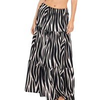 пола,дамски,поли,и,рокли,gisela,zebra,animal,print,pattern,long,skirt,black,(printed)
