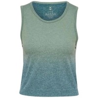 потник,дамски,топове,hummel,yoga,seamless,gradient,crop,sleeveless,top,green,(balsam,frosty,green)