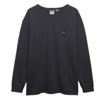 тениска,мъжки,тениски,дамски,тениски,superdry,pocket,long,sleeve,t,shirt,black,(ebony)