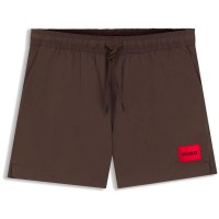 бански,гащета,мъжки,бански,костюми,hugo,dominica,10238035,red,swimming,shorts,brown,(dark,brown)