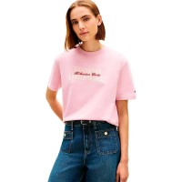 тениска,мъжки,тениски,дамски,тениски,tommy,hilfiger,classic,modern,short,sleeve,t,shirt,pink,(bonita,pink)