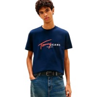 тениска,мъжки,тениски,дамски,тениски,tommy,jeans,dna,regular,fit,short,sleeve,t,shirt,blue,(dark,night,navy)