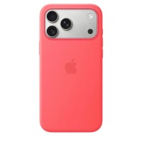 други,аксесоари,apple,silicone,iphone,17,pro,max,case,with,magsafe,pink,(bright,guava)