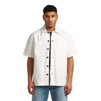риза,с,къс,ръкав,дамски,ризи,мъжки,ризи,g,star,d28911,e506,regular,fit,short,sleeve,shirt,white,(ecru)