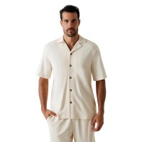 риза,с,къс,ръкав,дамски,ризи,мъжки,ризи,guess,m6gp10k3079,short,sleeve,shirt,beige,(vanilla,cream)