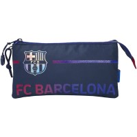 канцеларски,принадлежности,fc,barcelona,triple,pencil,case,blue,(multicolor)