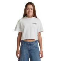 фланелка,с,къс,ръкав,дамски,топове,g,star,d29721,01,short,sleeve,top,white,(white)