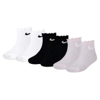 чорапи,мъжки,чорапи,дамски,чорапи,nike,lettuce,welt,ankle,socks,6,pairs,multicolor,(white)