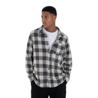 риза,с,дълъг,ръкав,дамски,ризи,мъжки,ризи,hurley,axe,knit,long,sleeve,shirt,grey,(black)