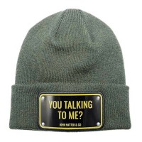 шапка,всички,шапки,john,hatter,&,co,you,talking,to,me?,beanie,green,(dark,green)