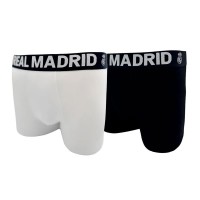 боксерки,мъжко,бельо,real,madrid,rm,adult,boxers,2,units,white,black,(black,white)