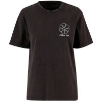 тениска,мъжки,тениски,дамски,тениски,miss,tee,one,line,flowers,short,sleeve,t,shirt,black,(black)