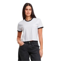 фланелка,с,къс,ръкав,дамски,топове,urban,classics,tb7492,short,sleeve,top,white,(white,black)